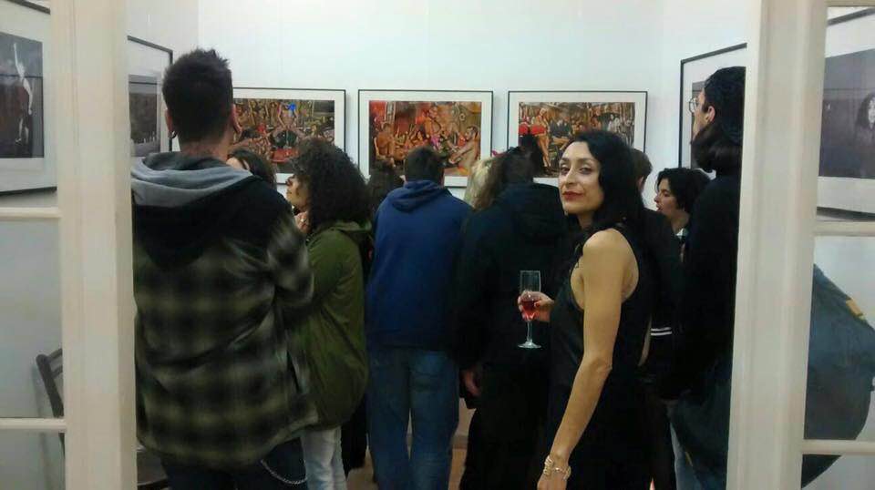 Tea Guarascio expo Fousion Gallery 